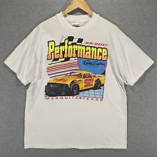 Vintage 90s Performance Racing Engines T-Shirt NASCAR Texas Single Stitch XL picture