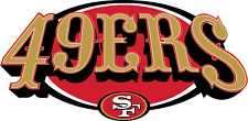 San Francisco 49ers Logo - Die Cut Laminated Vinyl Sticker/Decal picture