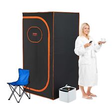 VEVOR 1600W Personal Steam Sauna Tent Full Size Loss Weight Detox Therapy Spa picture