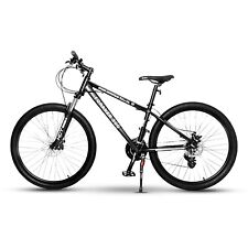 FORAKER 300 Mountain Bike Bicycle, Aluminum Frame 21-Speed Disc Brakes Black   picture