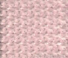PINK Rosebud Minky soft cuddle fabric by the yard picture