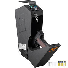 VEVOR Mounted Gun Safe for Pistols Biometric Gun Safe 3 Access Ways for 1 Pistol picture