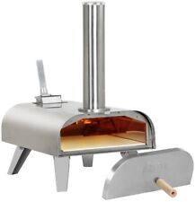 BIG HORN OUTDOORS Pizza Oven Wood Pellet Grill Wood BBQ Pizza Maker Portable picture