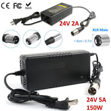 24V 2A-5A XLR Battery Charger for Mobility Pride Scooter Electric Wheelchair picture