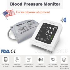 2023 Digital Automatic Blood Pressure Monitor Upper Arm BP Machine voice picture