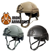 IRON ARMADILLO FRHC Fast Style Level IIIA 3A Tactical Ballistic Helmet Size: M/L picture