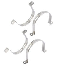 4pcs 201 Stainless Steel Pipe Straps Tension Tube Clip Clamp for 3.94 inch Pipe picture