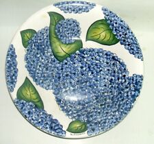 Vintage Handmade Ceramic Round Hydrangea Bowl by Hatziyannis picture