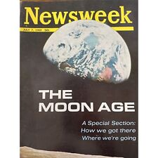 1969 Newsweek July 7 The Moon Age Judy Garland Funeral Fiat / Ferrari picture