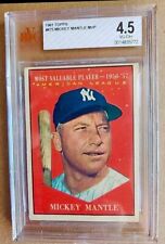 🔥BGS 4.5🔥1961 MICKEY MANTLE MVP TOPPS #475 picture