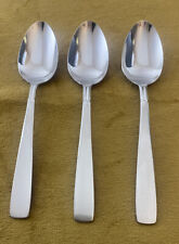 (3) Teaspoons Spoons Oneida SATIN ACCENT USA Stainless 6