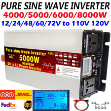 5000W 6000W 8000W 12V 24V 48V 60V 72V to 110V 120V Pure Sine Wave Power Inverter picture
