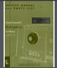 Cincinnati LRT Hydrashift, Lathe, Service and Parts Manual 1962 comb bound 94pgs picture