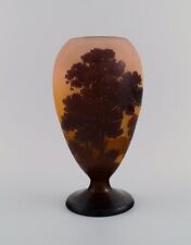 Émile Gallé (1846-1904), France. Rare vase in mouth blown art glass. picture