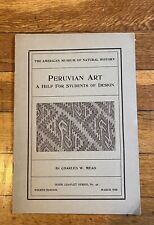 Peruvian Art A Help For Students Of Design Museum Of Natural History 1925 picture