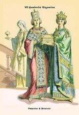 Emperor and Princess of Byzantine, 8th Century by Richard Brown - Art Print picture