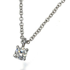 Auth Tiffany&Co. Necklace Solitaire Diamond 950 Platinum picture