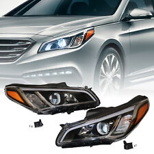 For 2015-2017 Hyundai Sonata Pair Headlights Headlamps Right+Left Driver Side picture