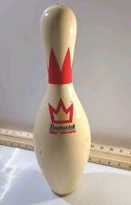 Brunswick Red Crown Bowling Pin Vintage Bowling Pin ABC American Bowling, Used  picture