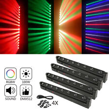 4PCS Moving Head Light RGBW 4IN1 100W LED DMX Stage DJ Disco Party Beam Light US picture