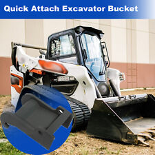 Steel Bobcat E Series X-Change Coupler Quick Attach Excavator Bucket E32 E35 NEW picture