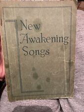 New Awakening Songs 1936 Vintage Religious Music Song Book SH1A picture