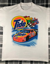 Vintage 90s Ricky Rudd T-Shirt, Tide Racing Team NASCAR T Shirt picture