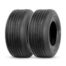 Set Of 2 13x5.00-6 Lawn Mower Tires 4Ply 13x5.0-6 Turf Friendly Tractor Tubeless picture