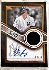 2023 Topps - Anthony Rizzo - Reverence Patch Auto - 03/10 Jersey Number Patch picture