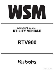 Kubota RTV900 RTV 900 Diesel Utility Vehicle Workshop Manual Service Repair picture