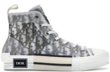 DIOR Men’s B23 Logo Oblique Canvas High Top Sneakers White 42 / 9 US $1200+ NEW picture