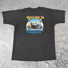 Vintage 1996 Beach Ride Biker Rally T Shirt XL Motorcycle Harley Davidson 90s picture