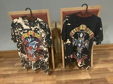 🔥 RARE VTG Guns N Roses 2 Vintage T Shirts Lot Branded By Guns N Roses Large picture
