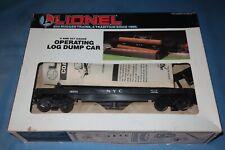 Lionel #6-16604 N.Y.C. Operating Log Dump Car with Original Box. picture