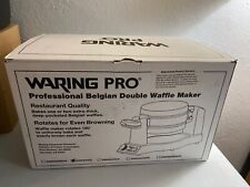 WARING PRO PROFESSIONAL DOUBLE BELGIAN WAFFLE MAKER WMK600 IN GREAT CONDITION picture