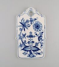 Rare Meissen Blue Onion butter board in hand-painted porcelain. Late 19th C. picture
