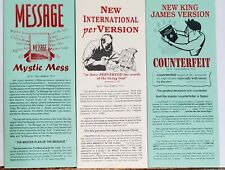 ** Lot Of Six KJV Tracts Plus FREE  Peter Ruckman/Jack Chick Materials ** NEW ** picture
