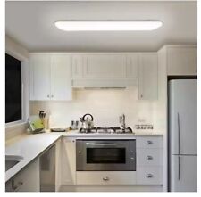 Commercial Electric  49 in. x 10 in. White LED Ceiling Light Flushmount New picture