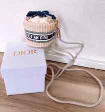 NEW w/box Christian Dior Straw pouch mini shoulder bag VIP limited Novelty JAPAN picture