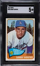 1965 Topps #300 Sandy Koufax SGC 5 Graded Vintage Baseball Card *CgC605* picture