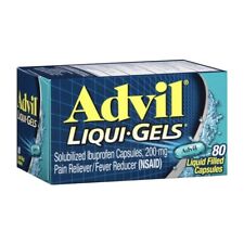 NEW Liqui-Gels Pain & Headache Reliever Ibuprofen 200mg 80ct Exp 08/25 picture