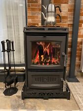 Metal wood stove, wood burning fireplace, for patio, tiny house, cabin. picture