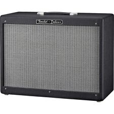 Fender Hot Rod Deluxe 112 80W 1x12 Guitar Extension Cab Blk Straight Refurbished picture