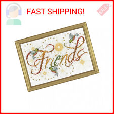 Design Works Crafts Inc. Friends, 5'' x 7' Counted Cross Stitch Kit, Multicolor picture