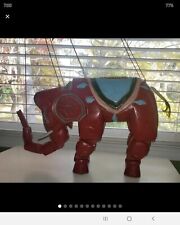 Handcrafted Vintage Marionette  Puppet on a String Elephant India 1930s  picture