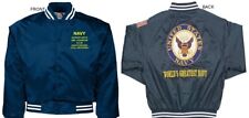 USS HOUSTON  CA-30 *CRUISER*EMBROIDERED SATIN JACKET OFFICIALLY LICENSED picture