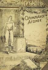 1896 Summer Olympics – Games of The I Olympiad – Athens  Greece sports Poster picture