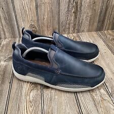 Dunham Mens Fitsmart Loafer Blue CH9137 Comfort Shoe Side Vents Size 10 4E XWIDE picture
