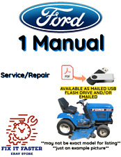 FORD LS45 LAWN TRACTOR/MOWER SERVICE REPAIR SHOP MANUAL PDF USB picture