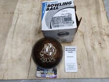 New Vintage Warner Bros Taz brunswick bowling ball 10.33 lbs Top 1.5 No Holes picture
